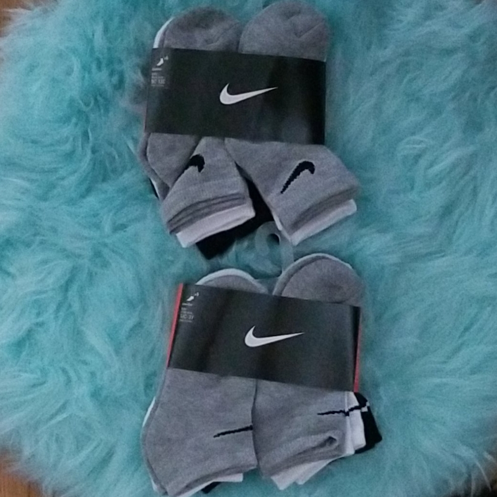 NIKE 6pck Quarter 9C-13C and Lowcut 13C-3Y-2sets
